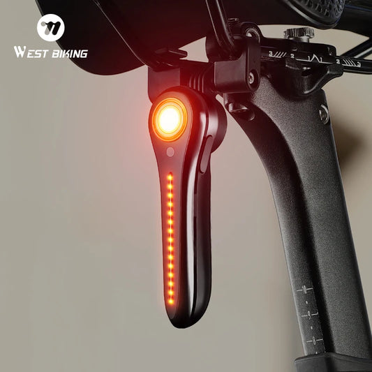 Lanterna Traseira Inteligente WEST BIKING com Sensor de Freio