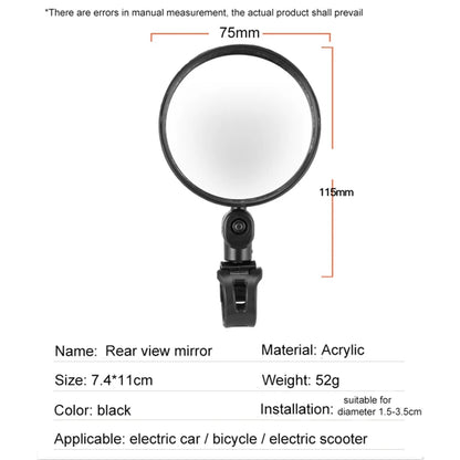 Espelho Retrovisor para Bicicleta