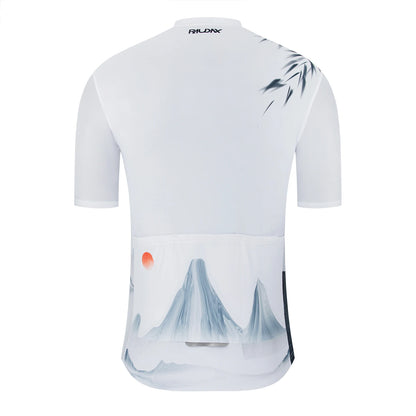 Jersey de Ciclismo Masculina Pintura Chinesa Raudax