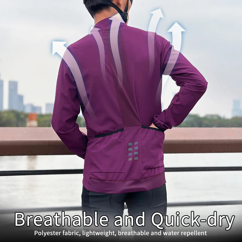 Jaqueta de Ciclismo Masculina WOSAWE