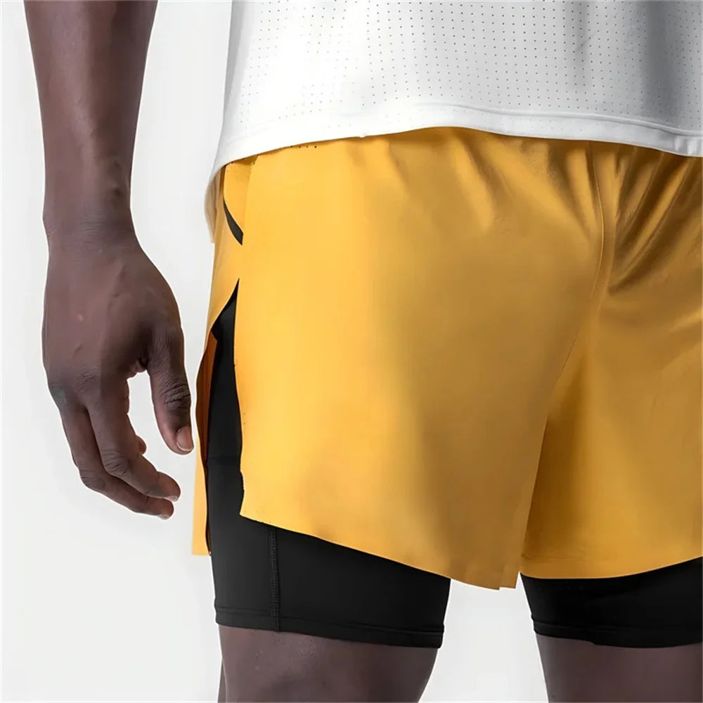 Shorts Masculino Esportivo 2 em 1