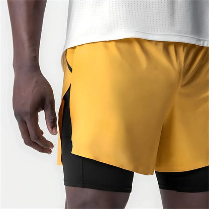 Shorts Masculino Esportivo 2 em 1