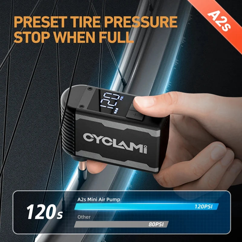 CYCLAMI Mini Plus Portable Air Pump