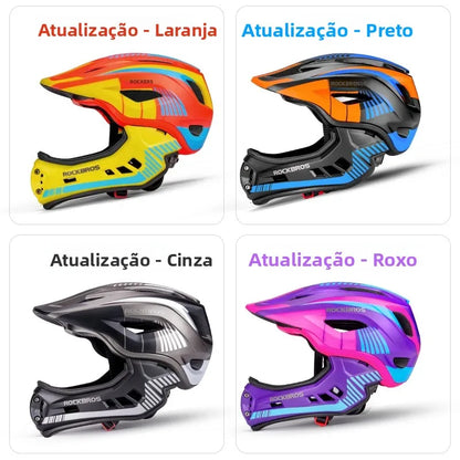 Capacete Infantil ROCKBROS 2 em 1