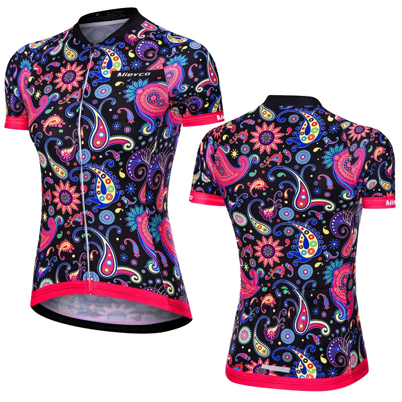 Camisa de Ciclismo Feminina Mieyco
