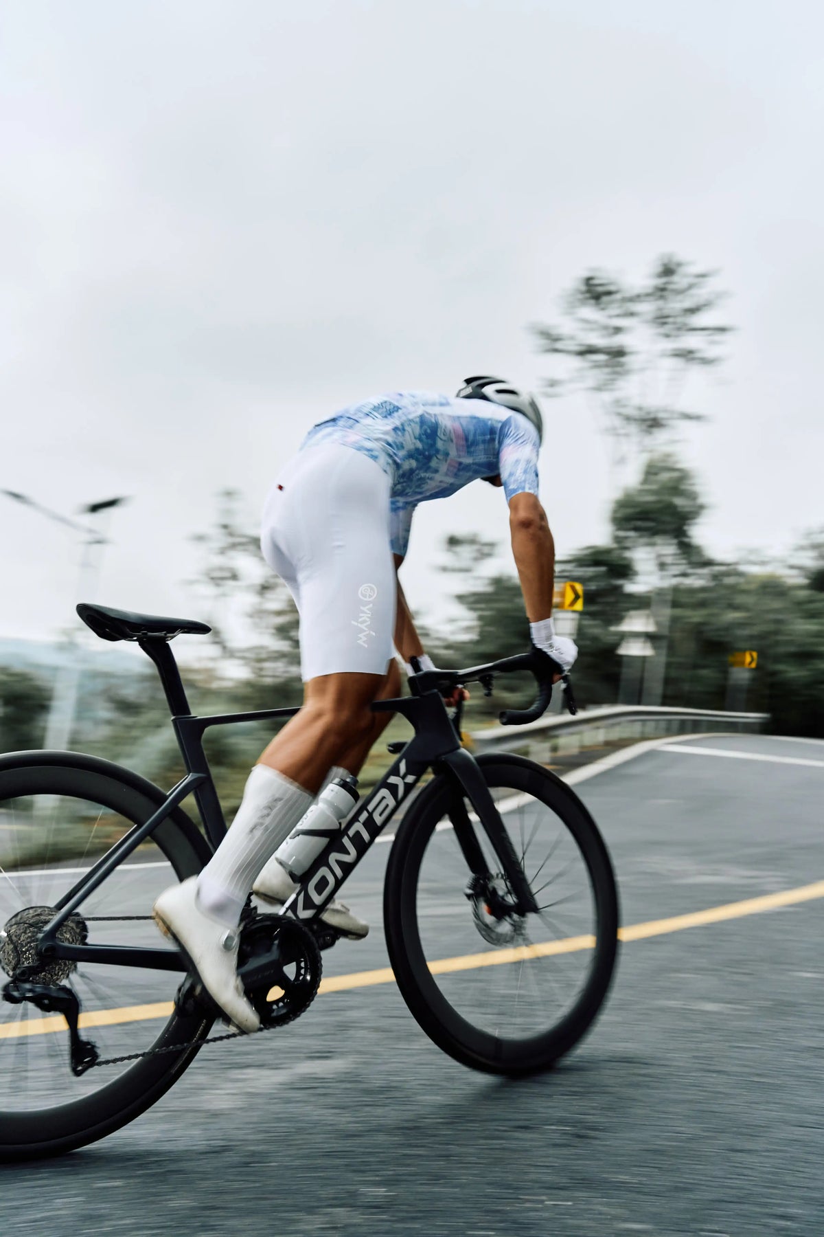 Camisa de Ciclismo Masculina YKYWBIKE Slim Fit