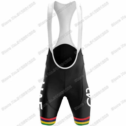 Conjunto de Ciclismo Masculino UAE Team Tadej Pogačar com Bretelle