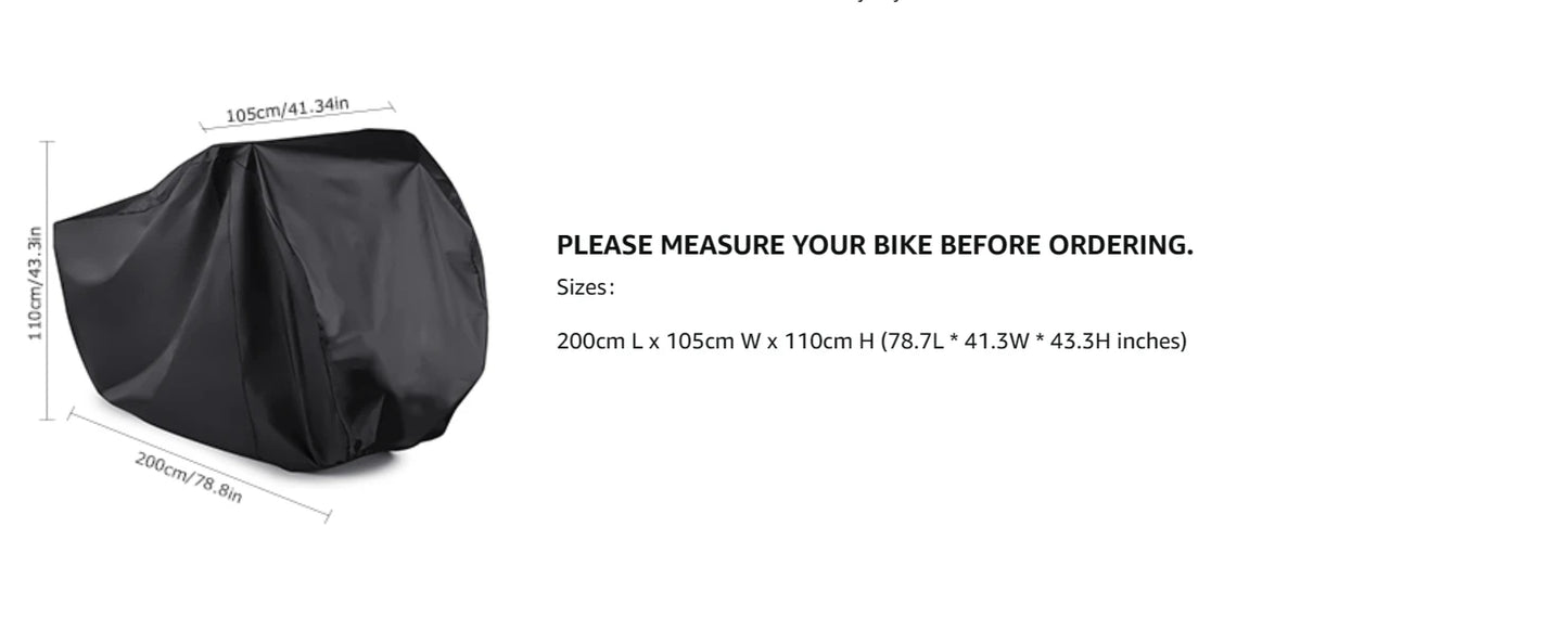 Capa Impermeável para até 3 Bicicletas