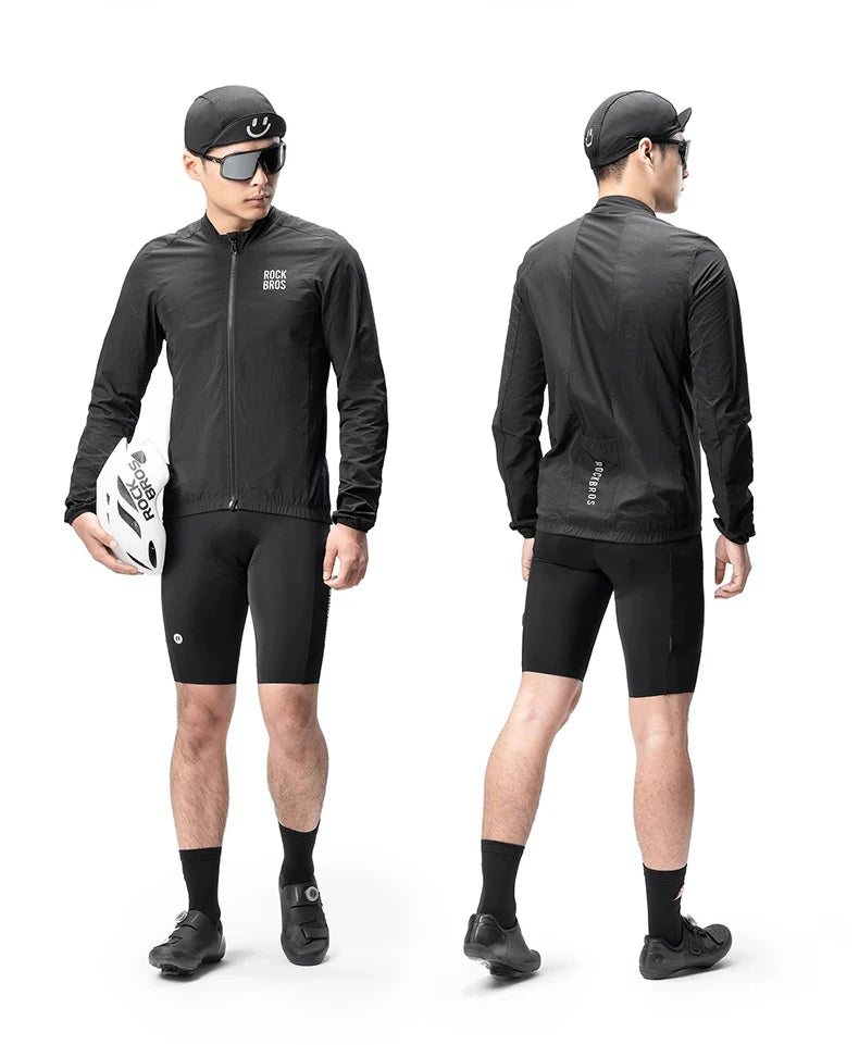 Jaqueta de Ciclismo Masculina ROCKBROS Manga Longa
