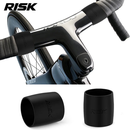 Par de Anéis de Silicone para Guidão de Bicicleta