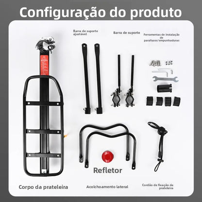 Bagageiro Traseiro MTB Quick Release