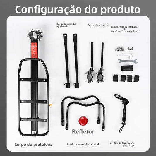 Bagageiro Traseiro MTB Quick Release