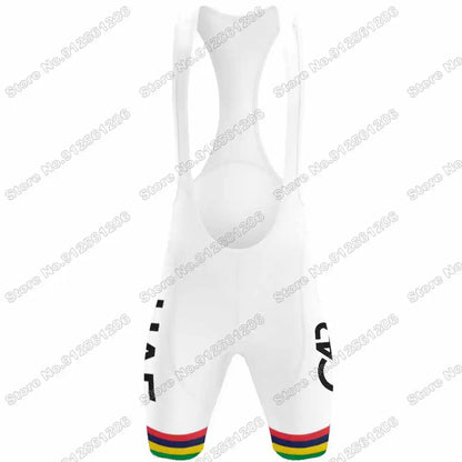 Conjunto de Ciclismo Masculino UAE Team Tadej Pogačar com Bretelle