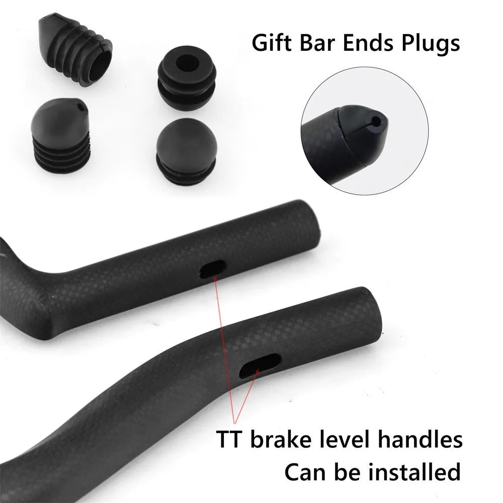 Clip de Guidão Aero em Carbono para Bike Speed