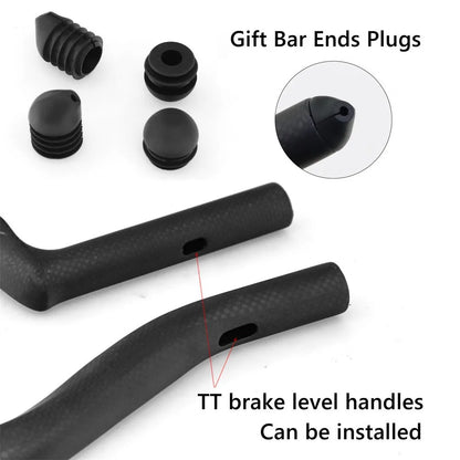 Clip de Guidão Aero em Carbono para Bike Speed