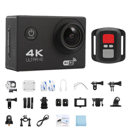 ction Cam 4K – WiFi, 30FPS, À Prova d’Água