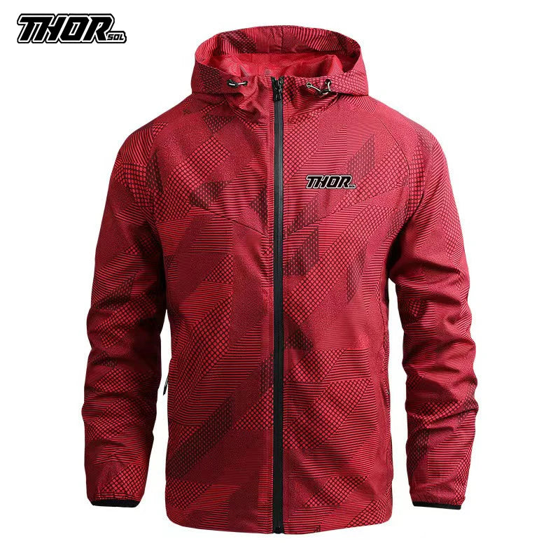 Jaqueta Corta Vento Masculina THORSOL para Ciclismo
