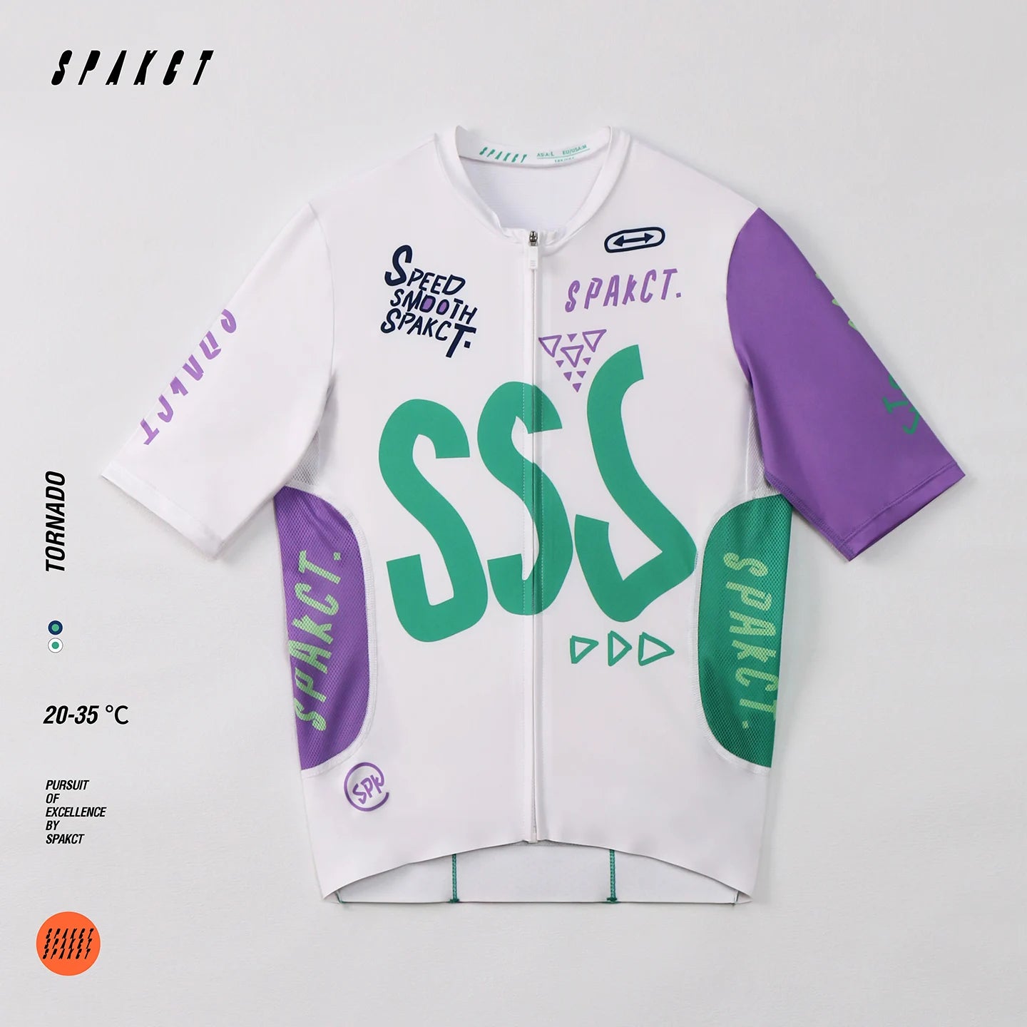 Jersey de Ciclismo Feminina Spakct Manga Curta