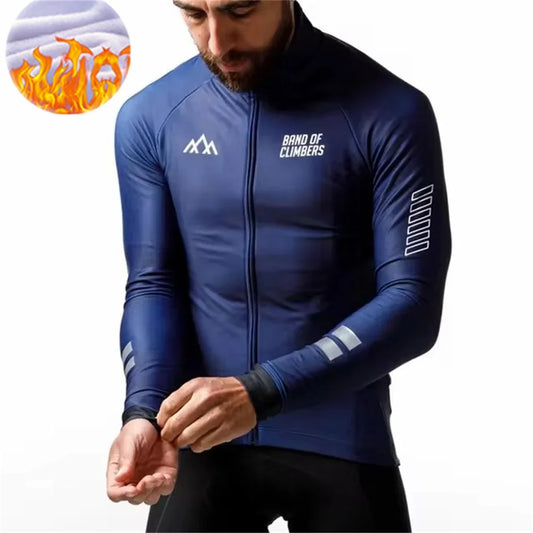 Jaqueta de Ciclismo Forro Térmico Fleece