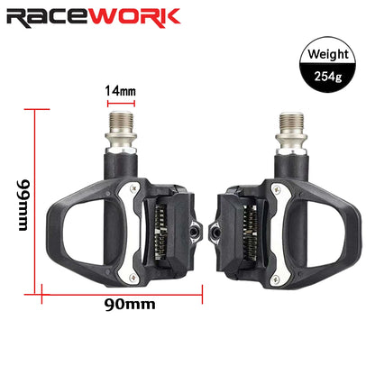 Pedal de Bicicleta RACEWORK SPD-SL com Rolamento