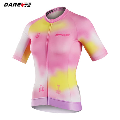 Camisa de Ciclismo Feminina Darevie