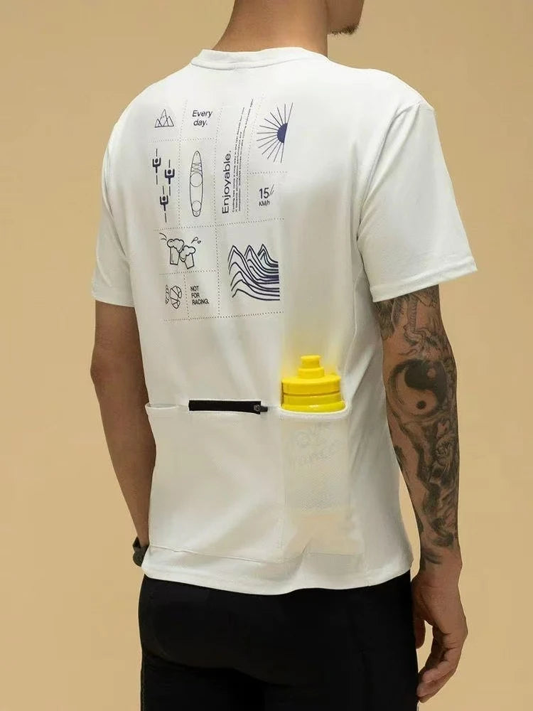 Camiseta Casual Estampada Verão Manga Curta