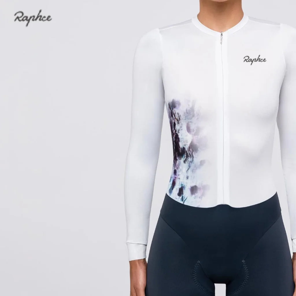Conjunto de Ciclismo Feminino Raphce Manga Longa