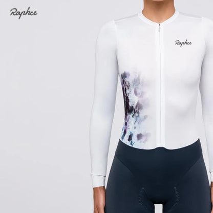 Conjunto de Ciclismo Feminino Raphce Manga Longa
