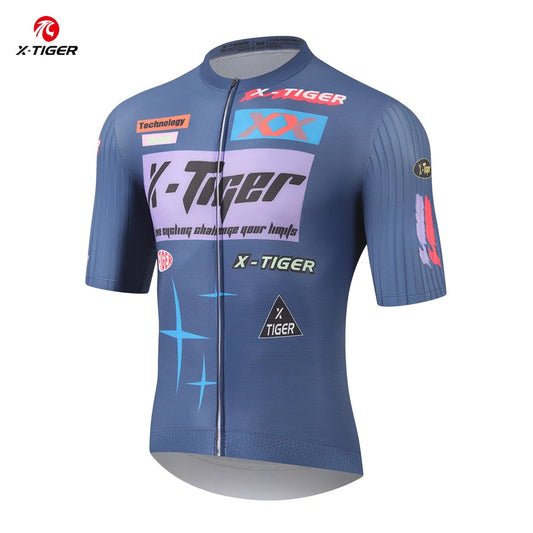 Jersey Ciclismo Masculina X-TIGER Manga Curta