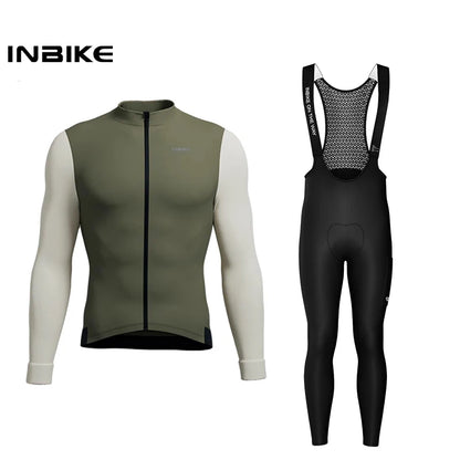 INBIKE Conjunto de Ciclismo Masculino Inverno