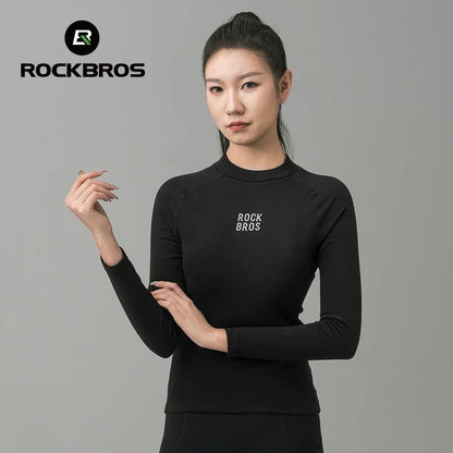 Blusa Térmica Feminina ROCKBROS para Ciclismo