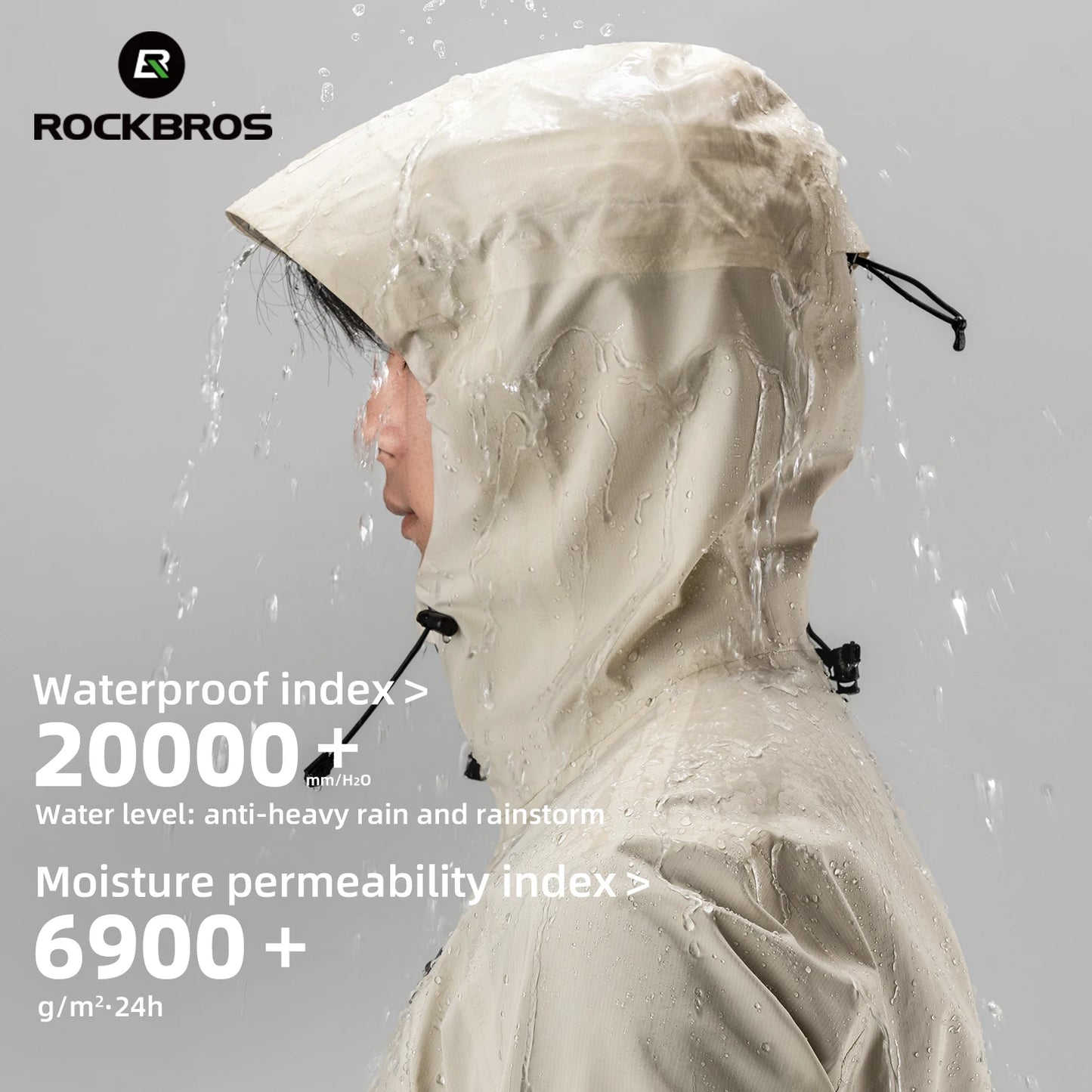 ROCKBROS Waterproof Windbreaker Jacket