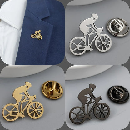Broche de Bicicleta Dourado