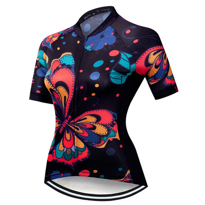 Jersey Ciclismo Feminina VENDULL Verão Manga Curta