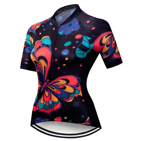 Jersey Ciclismo Feminina VENDULL Verão Manga Curta