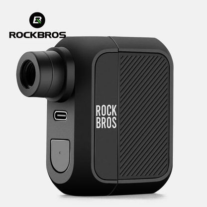 Bomba de Ar Elétrica Portátil ROCKBROS 100 PSI Recarregável Type-C