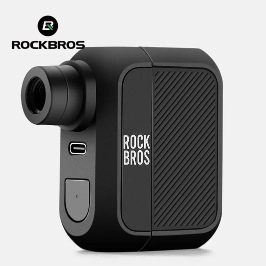 Bomba de Ar Elétrica Portátil ROCKBROS 100 PSI Recarregável Type-C