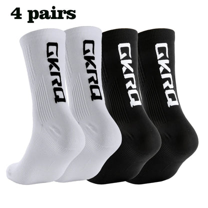 Kit 4 Pares Meias de Ciclismo Compressivas