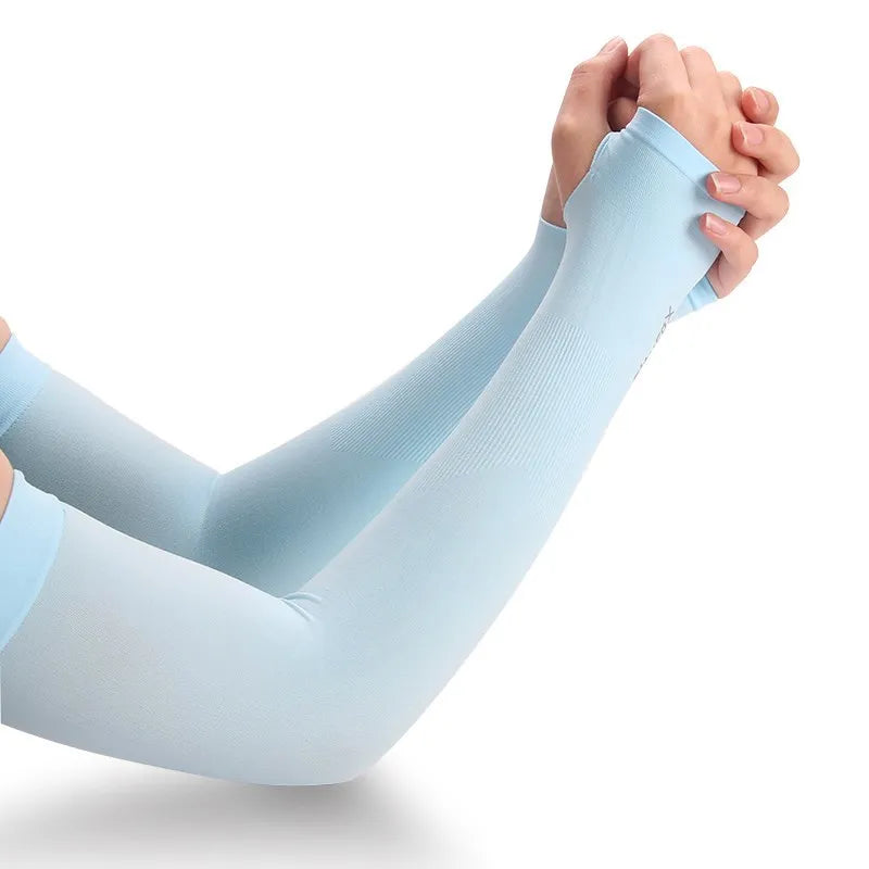 Ice Silk Sun Protection Arm Sleeves