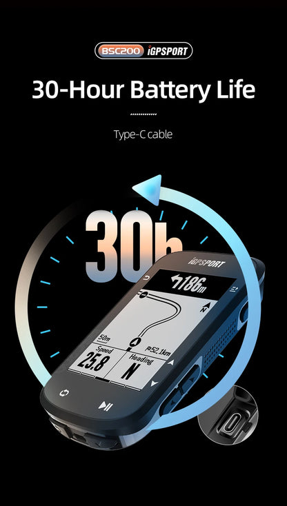 Ciclocomputador GPS iGPSPORT BSC200