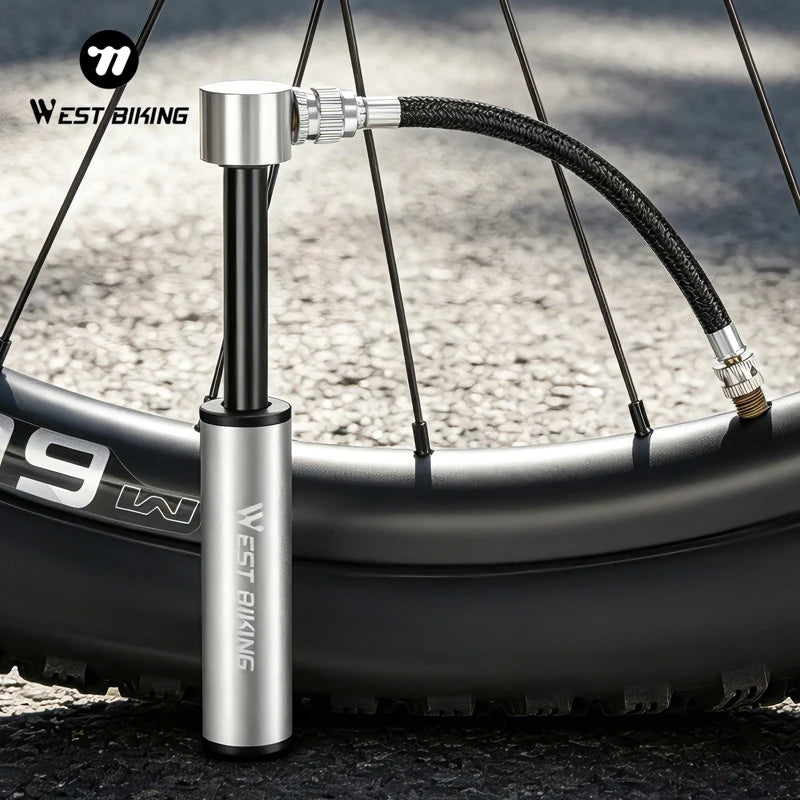 Mini Bomba de Ar Portátil WEST BIKING 120 PSI