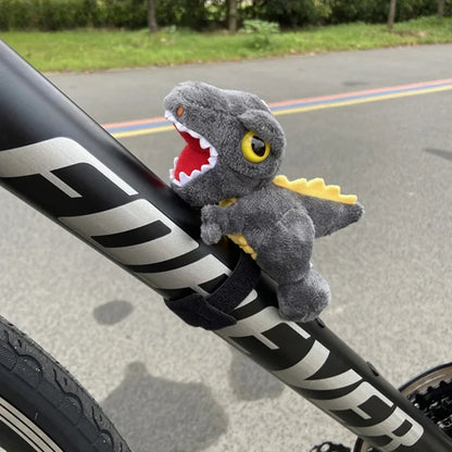 Enfeite de Guidão de Bicicleta Dinossauro de Pelúcia