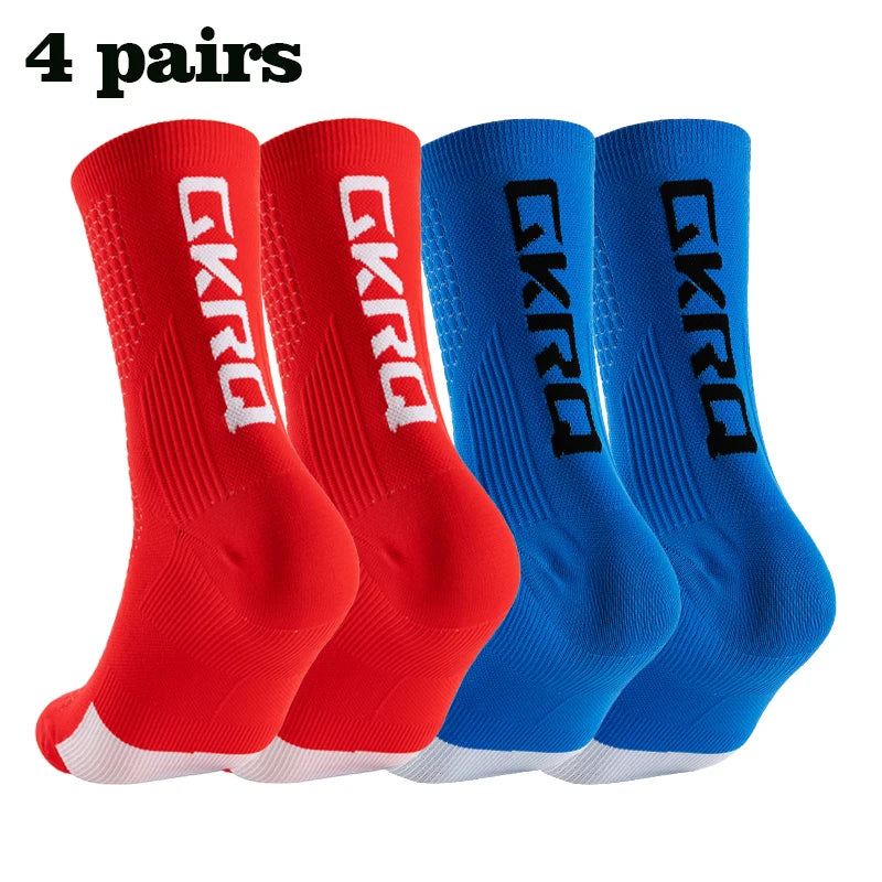Kit 4 Pares Meias de Ciclismo Compressivas