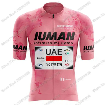 Conjunto de Ciclismo Masculino UAE Team Tadej Pogačar com Bretelle