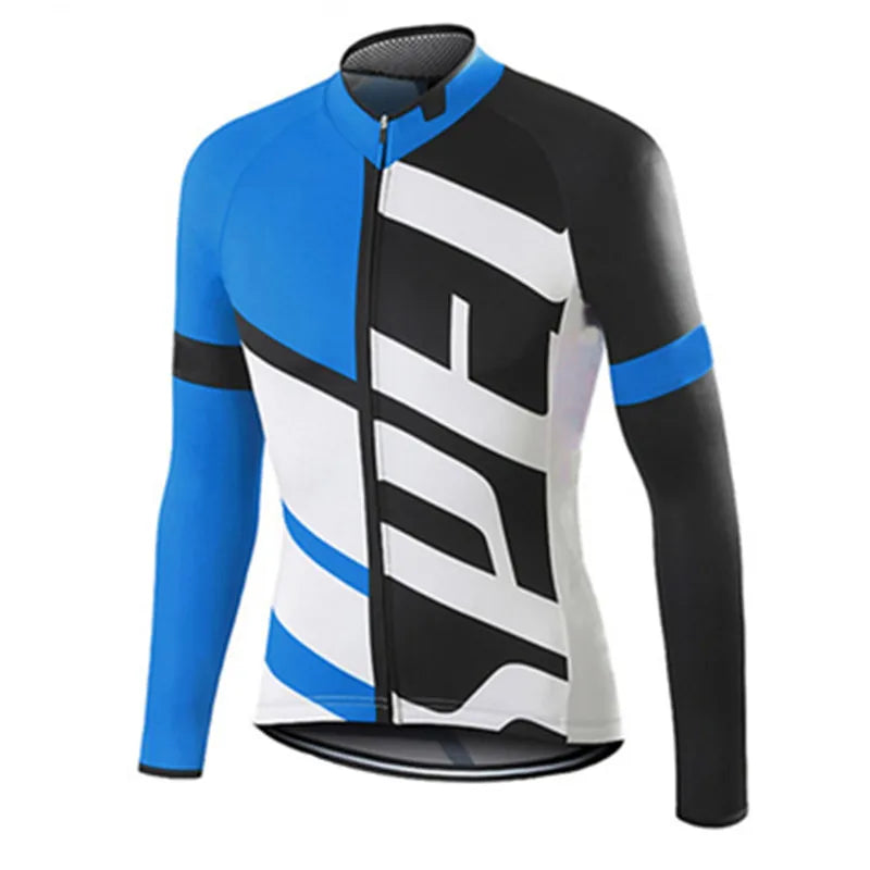 Camisa de Ciclismo Masculina Manga Longa Racing