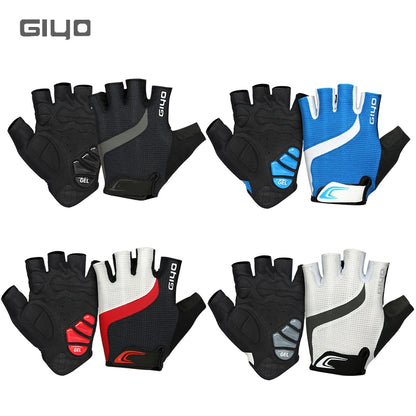 Giyo Luvas de Ciclismo Meio Dedo