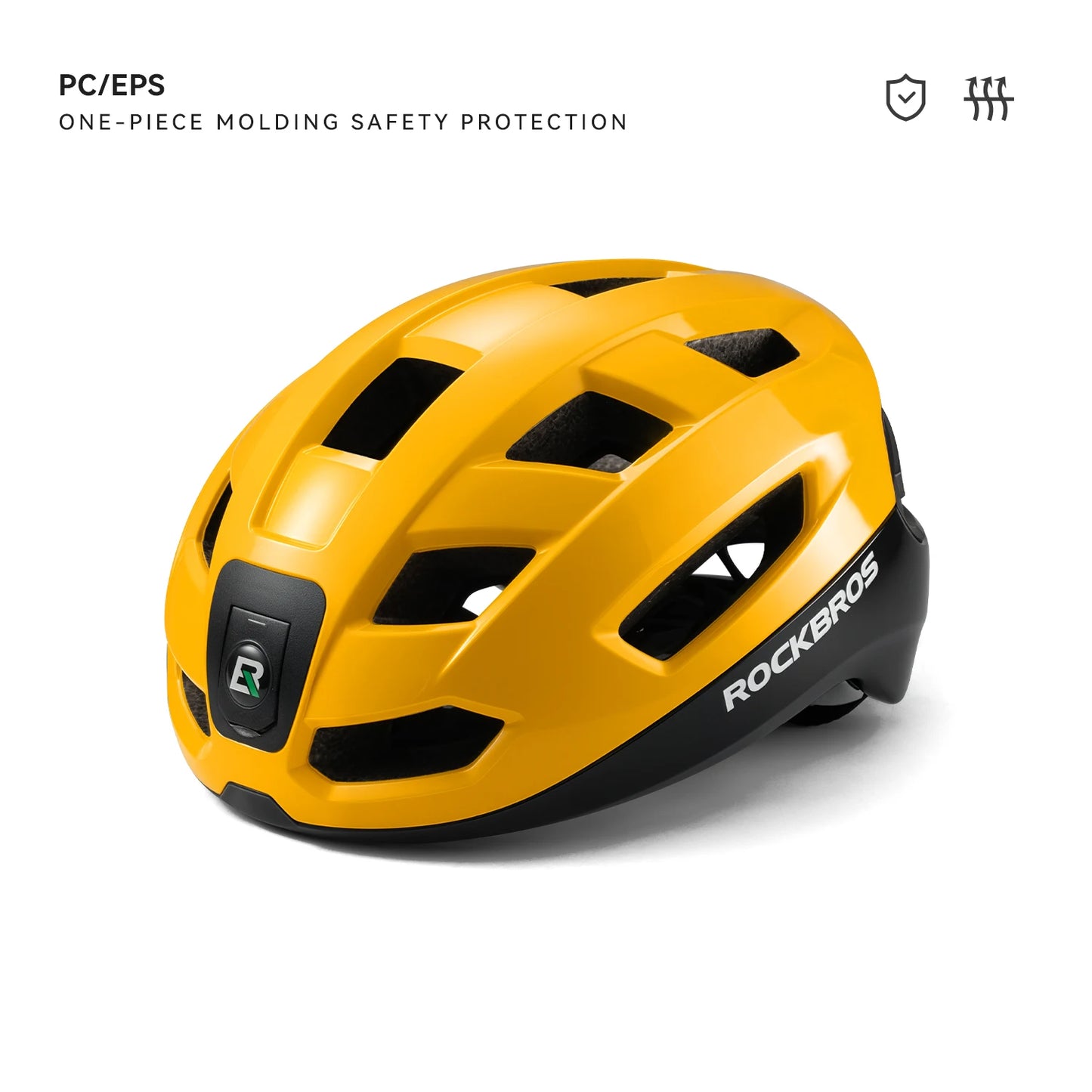 Capacete de Ciclismo ROCKBROS com Luz Integrada