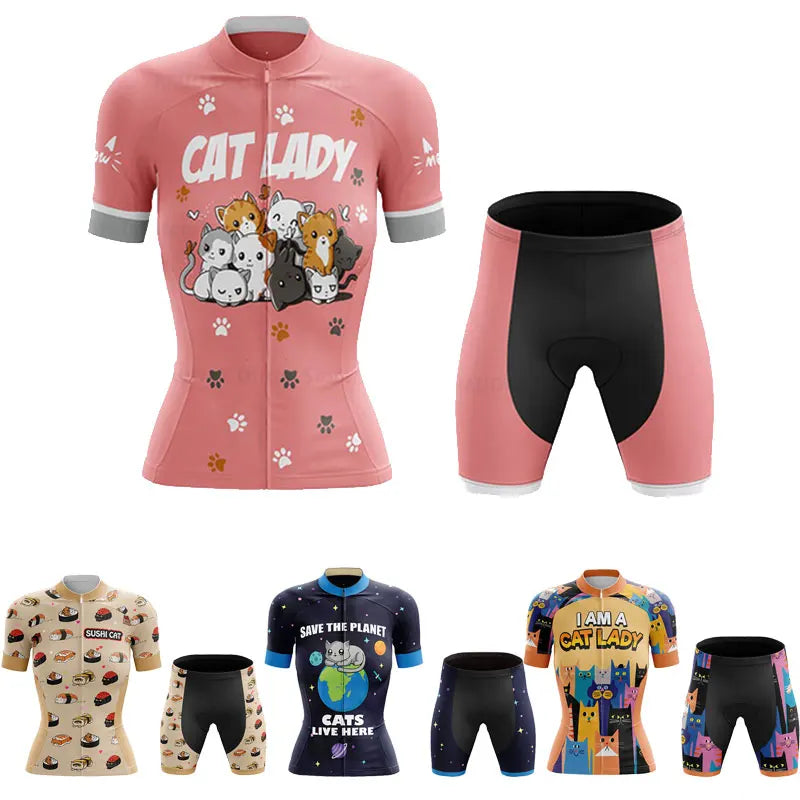 Cat Lady Women's Cycling Set