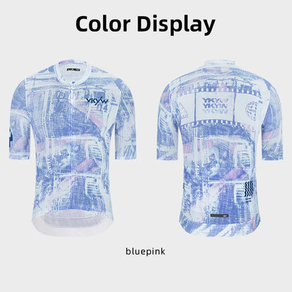 Camisa de Ciclismo Masculina YKYWBIKE Slim Fit