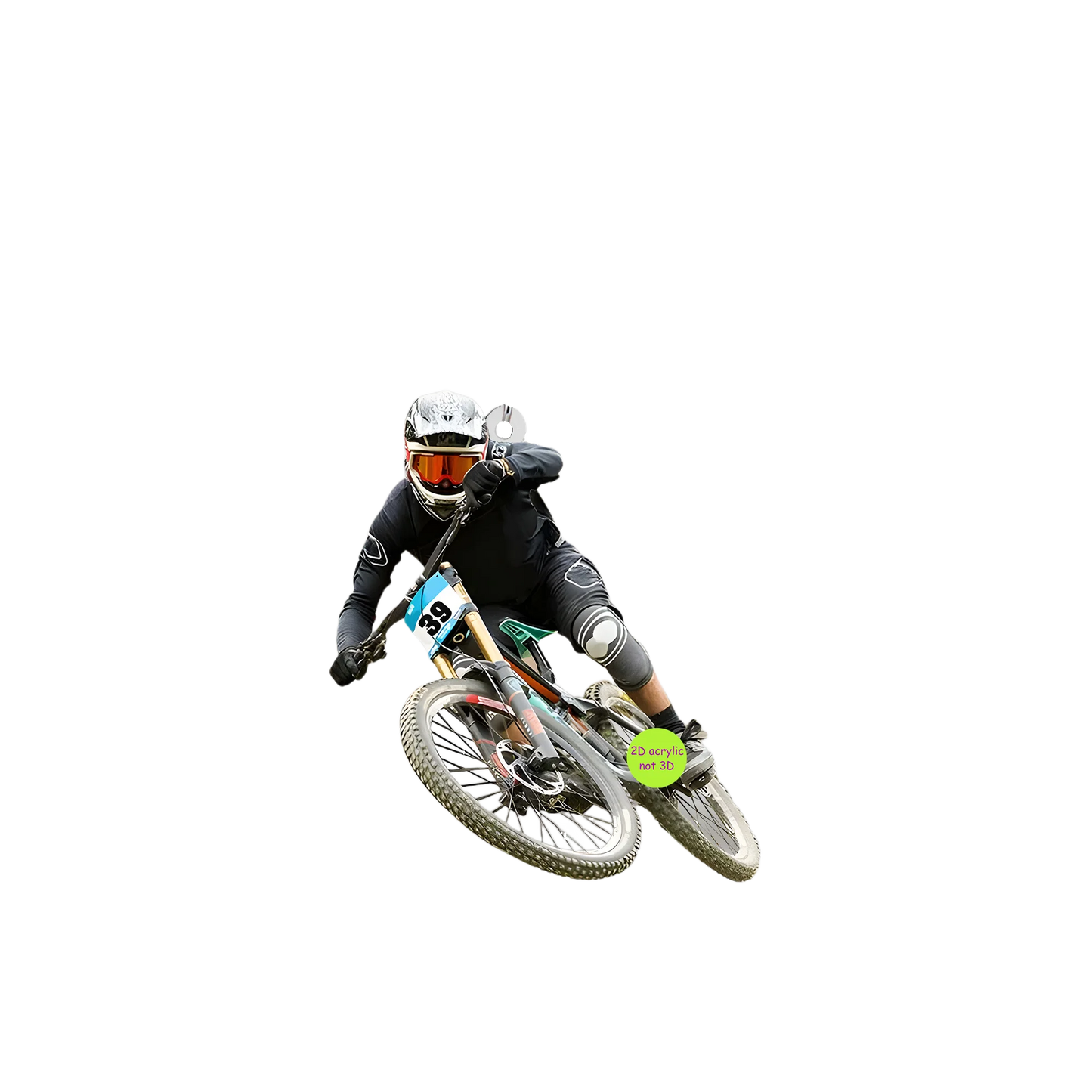 Chaveiro MTB Off-Road 2D Acrílico